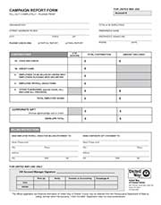 Campaign Report Form